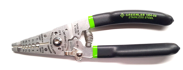 Greenlee 1956-SS Stainless Steel 7.5&quot; Wire Stripper/Cutter/Crimper 6-14 AWG - £11.79 GBP