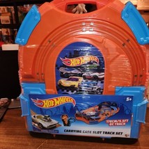New!! Hot Wheels Carrying Case Slot Car Race Track Set 1:64 Track Controllers - £23.37 GBP