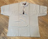 Beige Polo Shirt Size 5XL Mens Ringo Sport NEW With Tags - $14.84