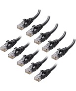 10Gbps 10 Pack Snagless Short Cat 6 Ethernet Cable 1 ft Cat 6 Cable Cat6... - £28.59 GBP