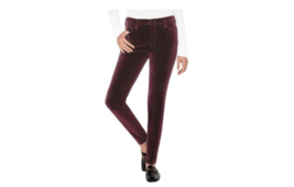 Well Worn Women&#39;s Size 6/28 High-Rise Luxe Velvet Tapered Pants NWT - £12.91 GBP