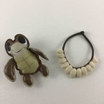 Disney Designer Princess Moana Toddler Doll Accessory Lot Shell Necklace Turtle - £20.63 GBP