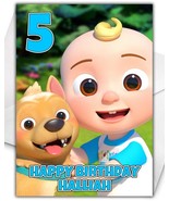 COCOMELON Personalised Birthday Card - Large A5- Cocomelon Birthday Card - $3.77