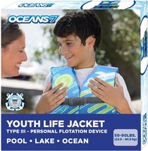 U Scoast Guard Approved, Infant-Child-Youth Life Jacket Vest – Sizes For 8-90 - £30.05 GBP