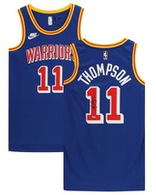 KLAY THOMPSON Autographed Warriors Nike Year 0 Blue Jersey FANATICS - £438.84 GBP