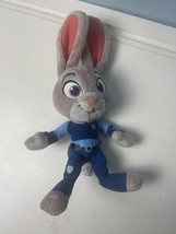 Disney Zootopia Plush Bunny Rabbit Officer JUDY HOPPS Soft Doll Stuffed ... - £6.03 GBP