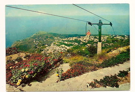 Anacapri Mont Solaro View Italy Postcard - $5.98