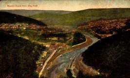 Vintage POSTCARD- Aerial View Of Mauch Chunk From Flag Staff, Pa BK56 - £3.12 GBP
