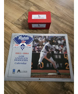 Vintage 1983-84 LA Dodgers Team Issued Player MLB Schedule Calendar Fern... - $26.93 CAD