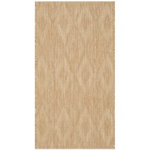 SAFAVIEH Courtyard Collection 2&#39; x 3&#39;7&#39; Natural / Natural CY8522 Indoor/... - £21.62 GBP