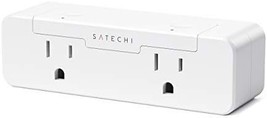 Satechi Dual Smart Outlet With Real-Time Power Monitoring, Wi-Fi Smart, ... - £61.32 GBP