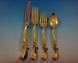 Waltz of Spring Gold by Wallace Sterling Silver Flatware Service Set 12 ... - £3,319.76 GBP