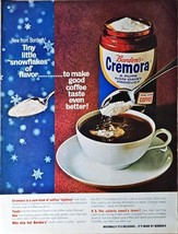 Borden&#39;s Cremora Non-Dairy Coffee Product 1964 Print Advertisement Ad - $205.05 MXN