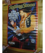 Jimi Hendrix Poster The Rolling Stone 100 Greatest Special Collectors Issue - $44.78