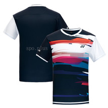 YONEX 23FW Men&#39;s Badminton T-Shirts Apparel Clothing Dark Charcoal NWT 233TS023M - £45.12 GBP