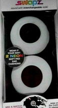 Swapz 2 Neon White Soft Pad Ear Cushions, Replacement cushions for Headp... - £7.11 GBP