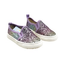 Toddler Girls&#39; Madigan Slip-On Glitter Sneakers | Sparkling Style and Easy Comfo - £22.15 GBP