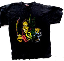 Vintage Bob Marley Shirt By Xo Jeans (Size Xxl) - £15.75 GBP
