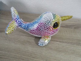 Ty Nova The Narwhal B EAN Ie BOO- 6&quot; BOOS- Claire&#39;s EXCLUSIVE- Really Cute! - £5.54 GBP