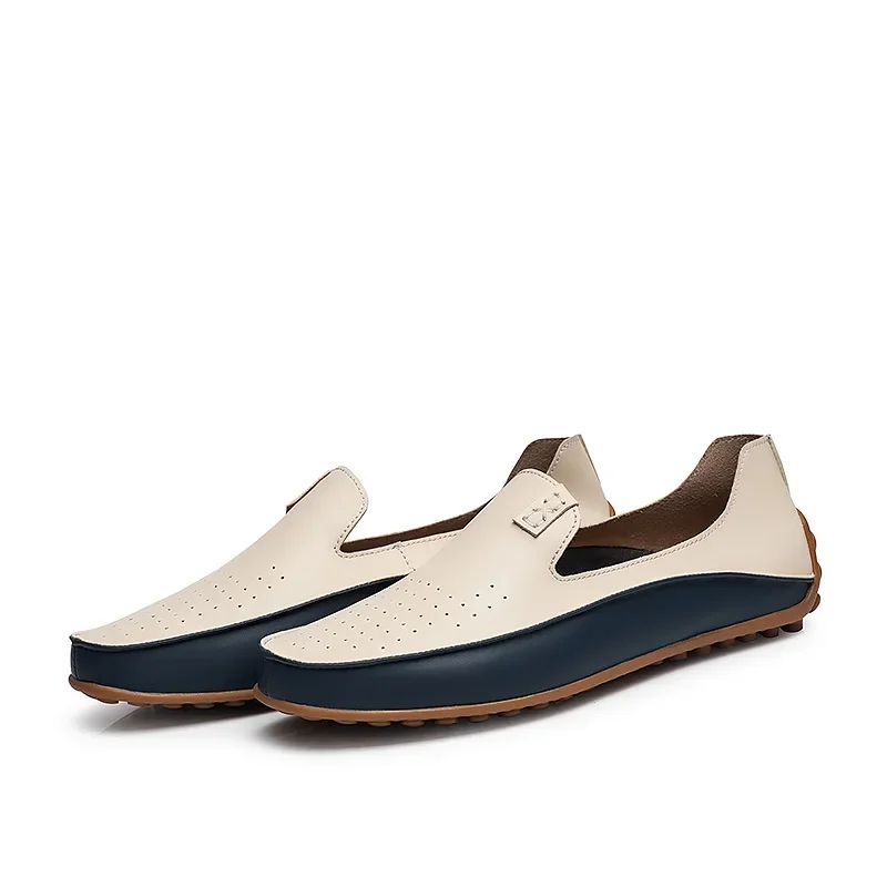 Stylish Elegant Driving Shoes Lightweight Soft Kayak Shoes Mens Leather Shoes fo - £31.65 GBP