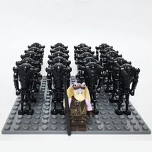 21pcs/set Star Wars Minifigures Jar Jar Binks & Super Battle Droid Gift Toy - $15.99