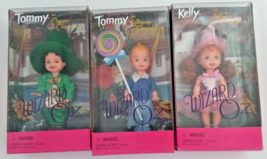 WIZARD OF OZ MUNCHKINS KELLY TOMMY BARBIE DOLL LOT OF 3 1999 MATTEL NRFB  - £27.18 GBP