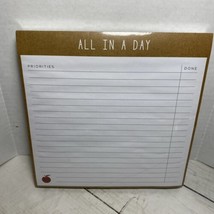Desktop Note Pad “All In A Day” Gartner Studios New Teachers Gift - $14.84
