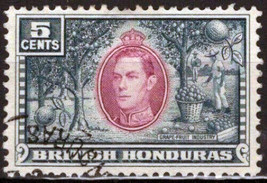 ZAYIX British Honduras 119 Used Grapefruit Industry Agriculture 031023S67 - £1.20 GBP