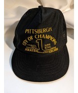 Vintage 1979 Pittsburgh Steelers Pirates City De Champions Maille Casque... - €31,41 EUR