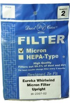Eureka WhirlWind Vacuum Cleaner Filter, 2 Pk, Dust Care Brand - $4.95