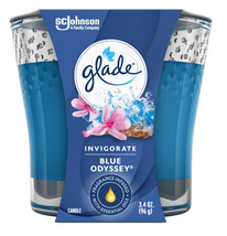 Glade Jar Candle Air Freshener, Blue Odyssey, 3.4 oz - £5.49 GBP