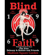 Blind Faith Madison Square Garden 1969 STICKER  Big Size &amp; Unframed - £7.47 GBP