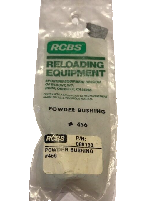 RCBS POWDER BUSHING #456 089133-Brand New- Ships N 24hrs - $117.69