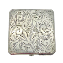 Vintage Sterling Silver Mirror Make Up Powder Compact - £116.72 GBP