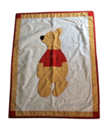 Handmade WINNIE The POOH Crib Quilt Calico Baby Blanket Comforter Nurser... - £31.96 GBP