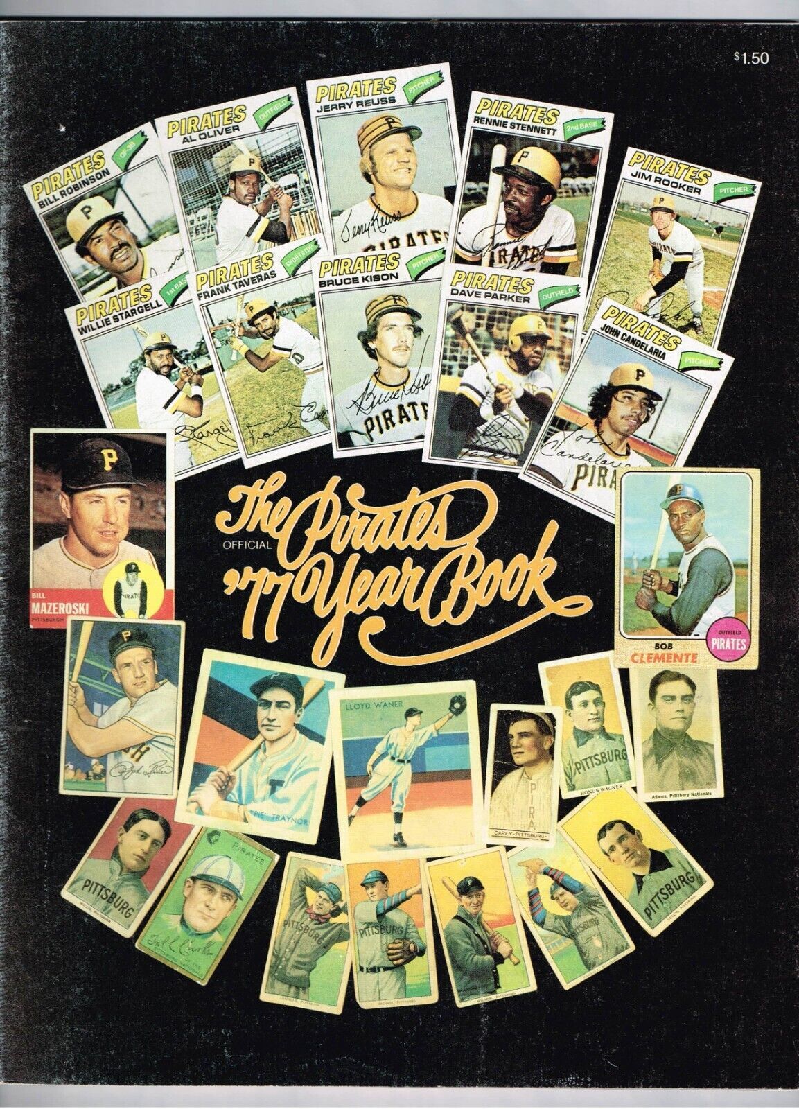 1977 PIRATES OFFICIAL YEARBOOK THREE RIVERS STADIUM MLB Baseball Stargell Parker - $64.35
