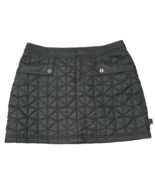 The North Face Womens Primaloft Oh Dee Oh Skirt Size 10 Quilted Black Ou... - $47.12 CAD