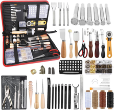 Leather Working Kit, Leather Working Tools for Beginners, Leather Crafting Tools - $184.11