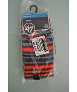 Denver Broncos Socks Shiloh Chenille Half Crew Unisex Orange Blue NWT - $13.56 CAD