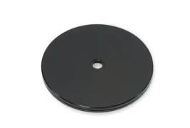 Azar Displays 610166-Wht 6In Wide Revolving Display Base-Flat in Black (... - £15.73 GBP