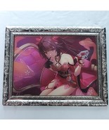 Sparkle Waifu Anime Girl Trading Card SIlver Heavy Metal 3&quot; x 4&quot; - $397.62 MXN