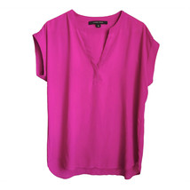 Cynthia Steffe Pink V-Neck Cap Sleeve Top | Sz Small - £9.77 GBP