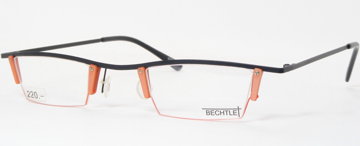 BECHTLE 423 59 BLACK /CORAL UNIQUE RARE EYEGLASSES GLASSES FRAME 43-20-1... - $113.85