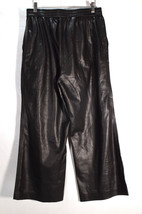 Boss Hugo Boss Womens Faux Leather Black Pants 6 US NWT - $128.70