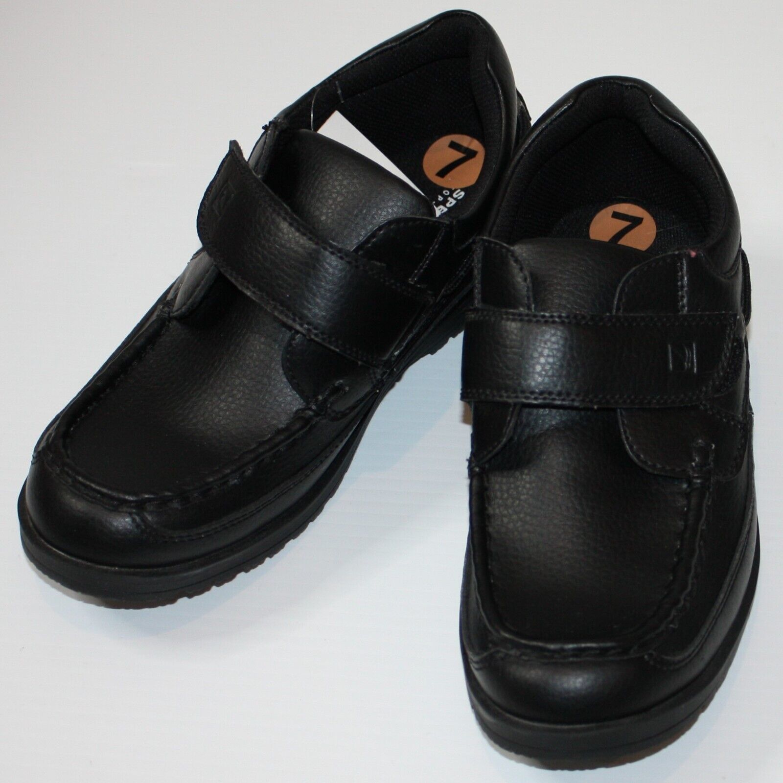 Sperry Top Sider Boy's Black Dress Shoes size 7 Brand New - £23.97 GBP