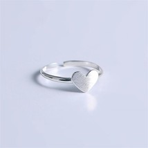 New Simple Temperament Small Fresh Love 925 Sterling Silver Not Allergic Sweer B - £7.13 GBP