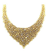 35.65ct Fancy Intense Yellow Diamonds Necklace 18K All Natural 49G Real ... - £36,878.14 GBP