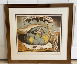 Salvador Dali Geopoliticus Child Watching the Birth of New Man Signed Lithograph - £1,161.66 GBP