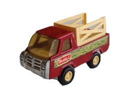 Vtg Buddy L Pressed Steel Plastic Farm Pickup Truck Delivery Country Japan 4.75&quot; - £7.85 GBP