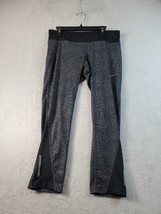 Nike Leggings Womens Medium Black Animal Print Polyester Elastic Waist P... - $15.69